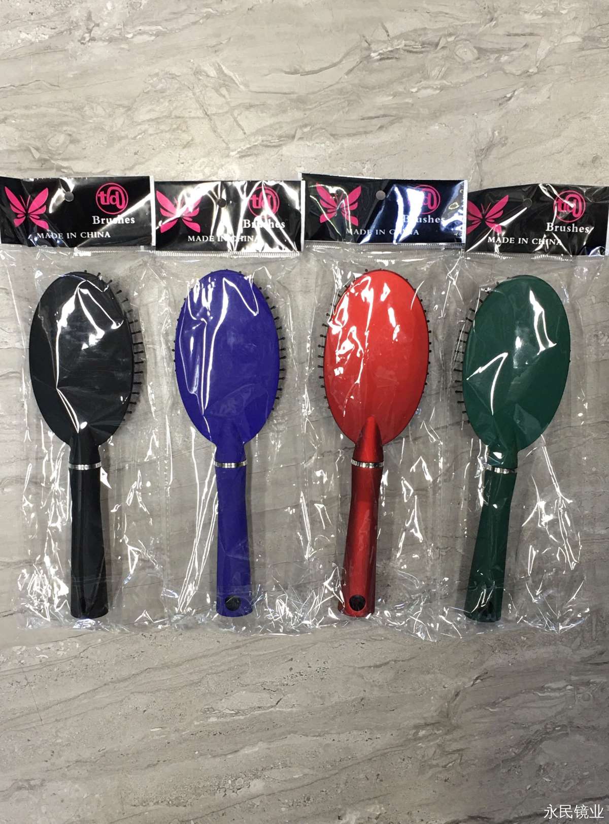 【 Yongmin Mirror Industry 】9551-69 Elastic Paint Hair Comb Factory Direct Sales, large export goods, cheap, exquisite design, multiple color series matching detail image 3