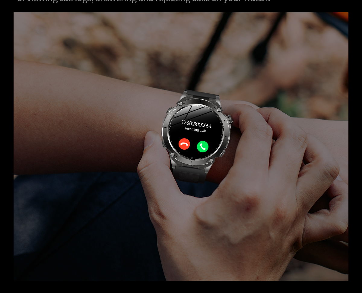 The GPS smartwatch Y101 features multi-functional heart rate, blood oxygen, sleep, altitude and air pressure detection. It is water-resistant to 30 meters and can be used for swimming. It has a sports track and is suitable for mountain climbing and outdoor activities. It is compatible with Android and Apple smart Bluetooth calls details Picture