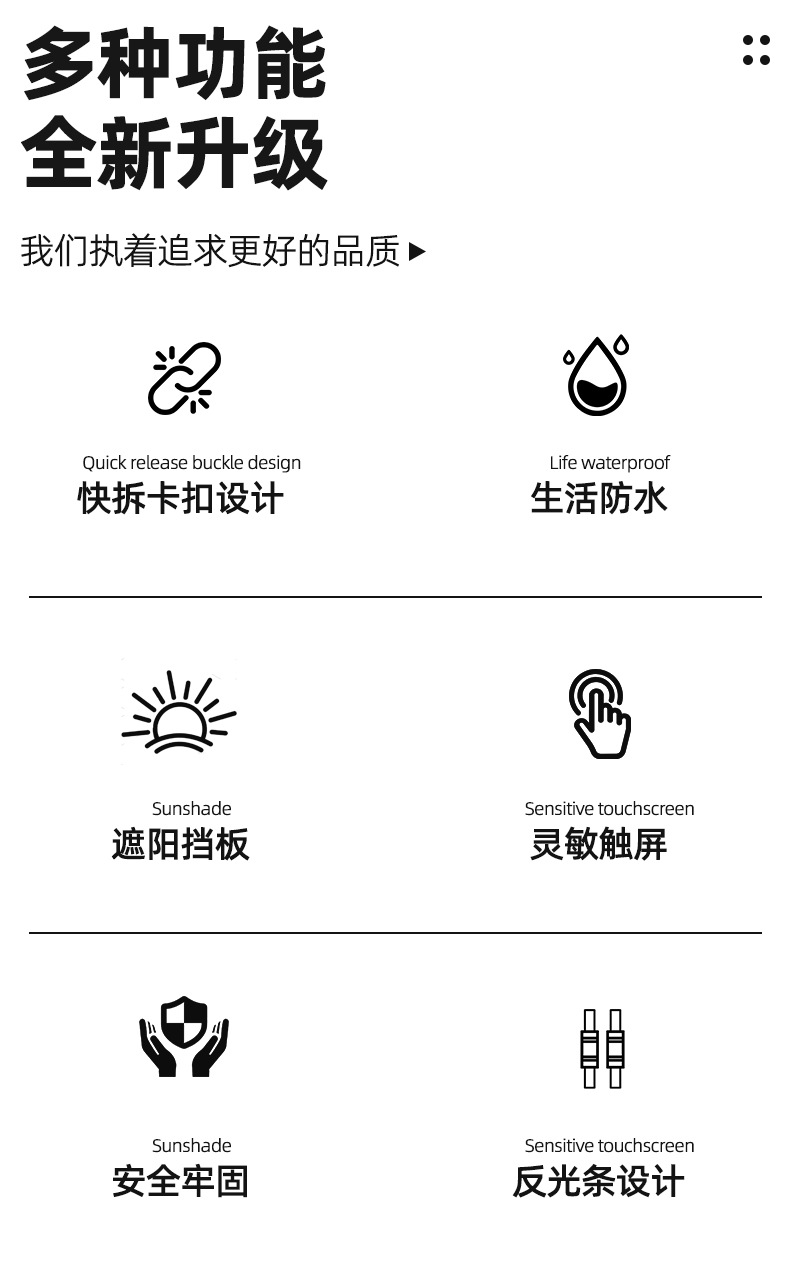 CT-001-1快拆硬壳上管包EVA硬壳自行车横梁包触屏山地单车马鞍包上管包梁包手机触屏包详情2