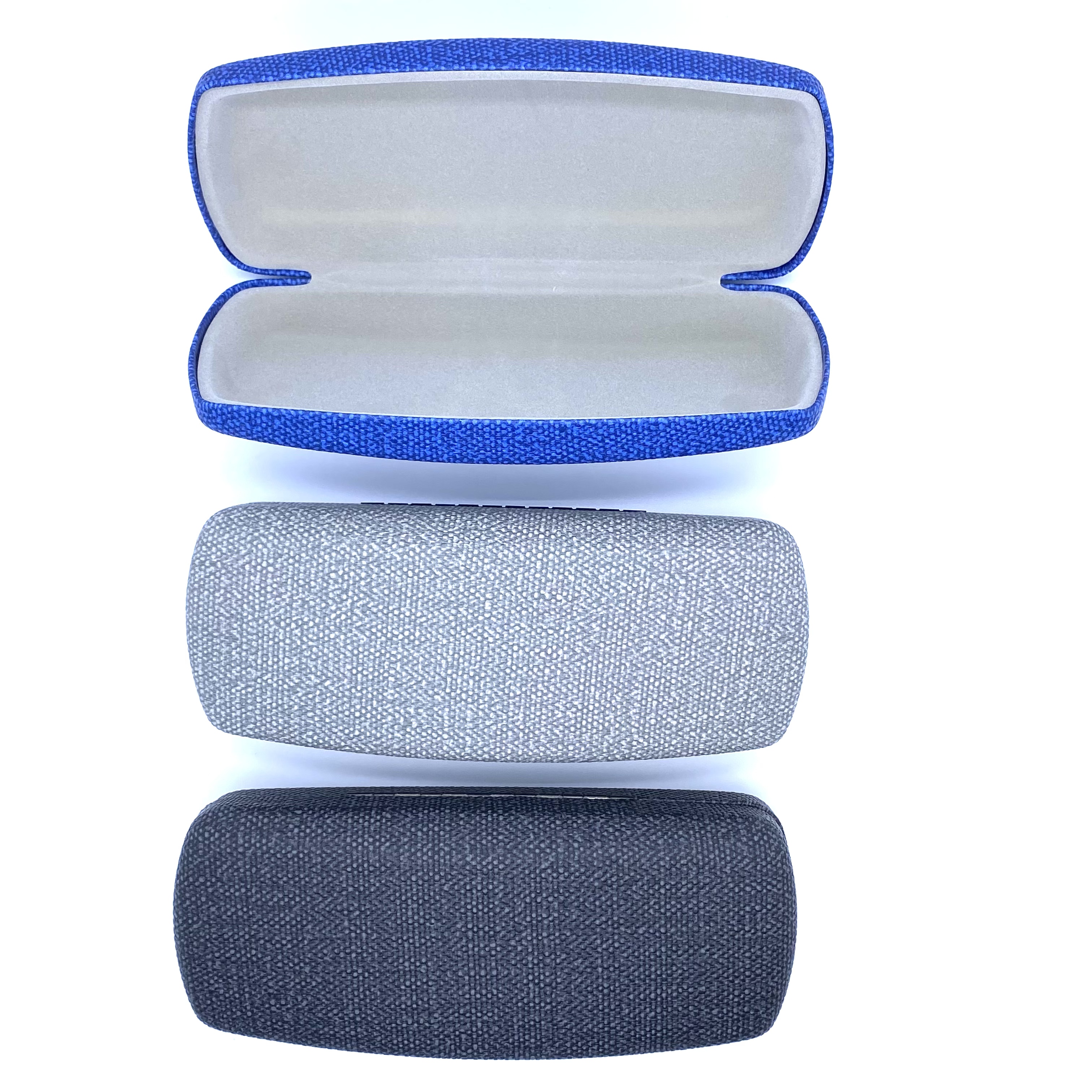Leather imitation fabric pattern myopia glasses, reading glasses, optical glasses case details Picture