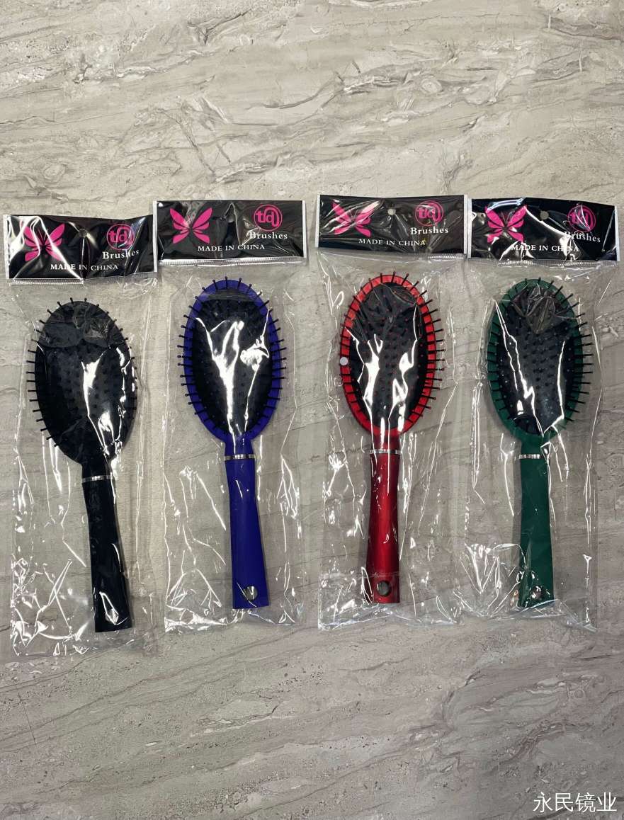 【 Yongmin Mirror Industry 】9551-69 Elastic Paint Hair Comb Factory Direct Sales, large export goods, cheap, exquisite design, multiple color series matching detail image 2