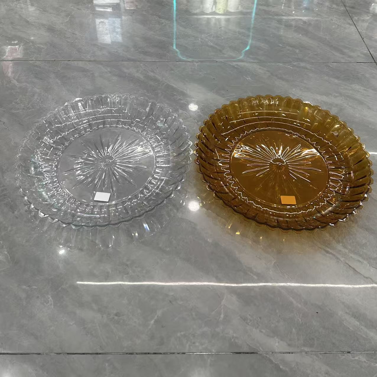 盘子/碗碟盘子/餐具盘子/西餐盘/陶瓷对花饭盘8寸C级白底实物图