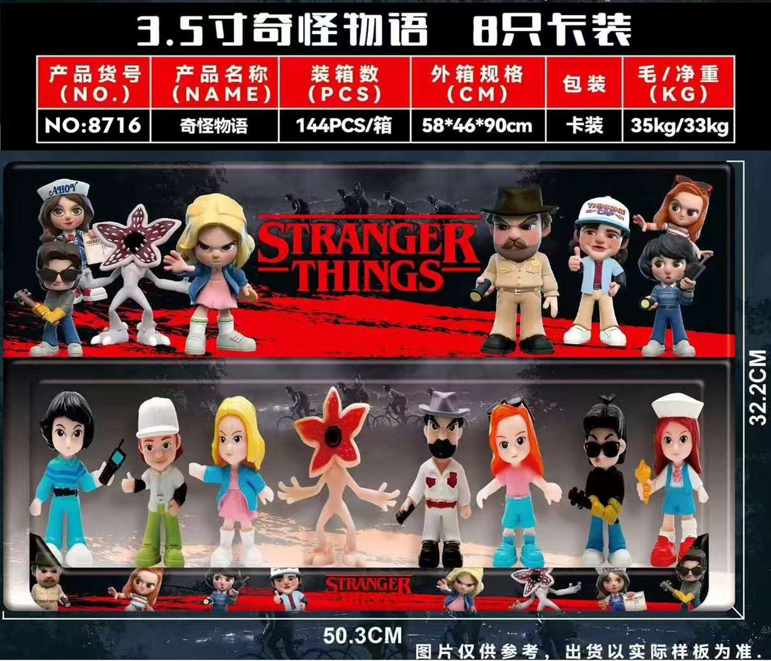 Stranger Things figurine Blind Box details Picture