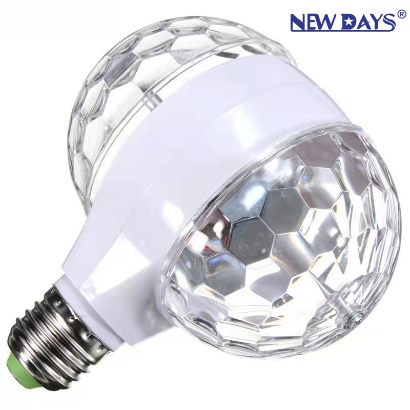 NEWDAYS brand cross border new LED bidireccional siete colores rotary crystal light mini disco siete luces de color flash luces de atmósfera luces de cambio de color automático luces de escenario luces de bola mágica Application Scenario