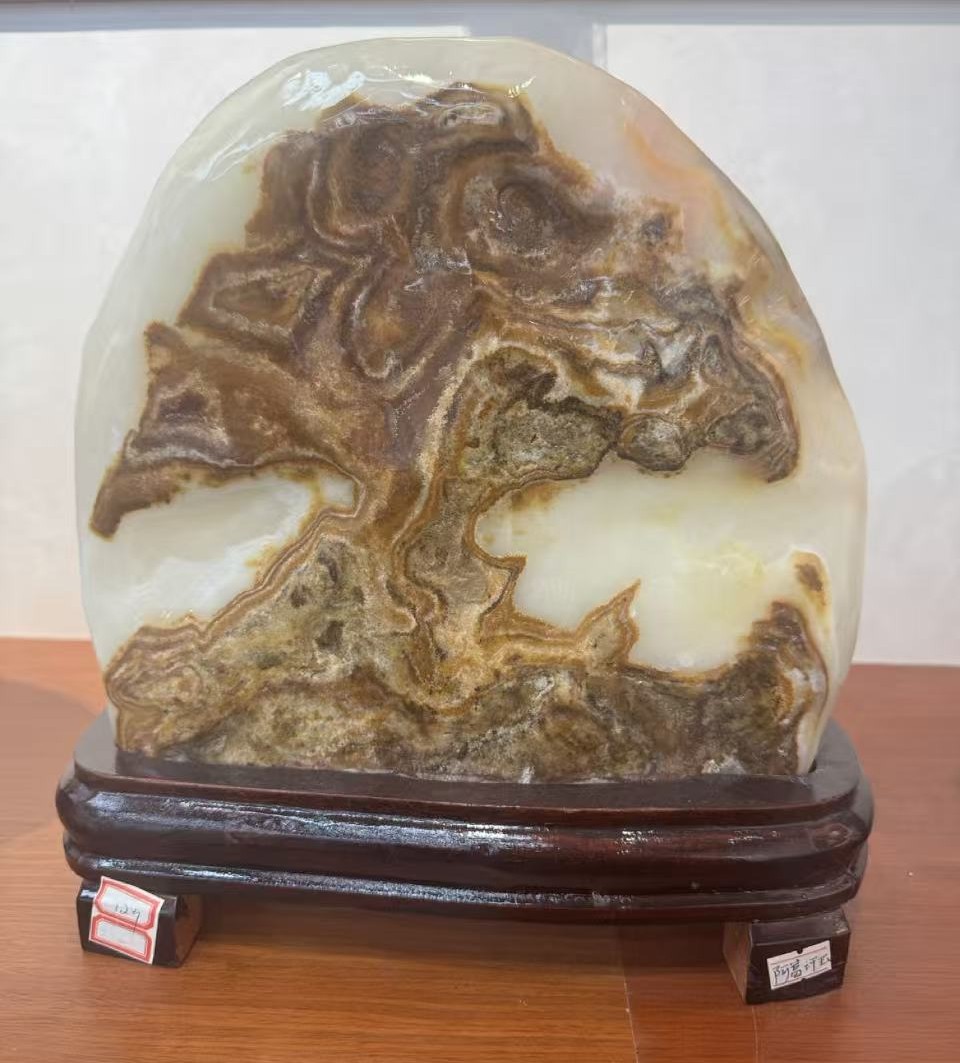 Afghan jade, jade handicrafts, jade, retro jade decorations, gifts, furniture, office mood and atmosphere ornaments Application Scenario