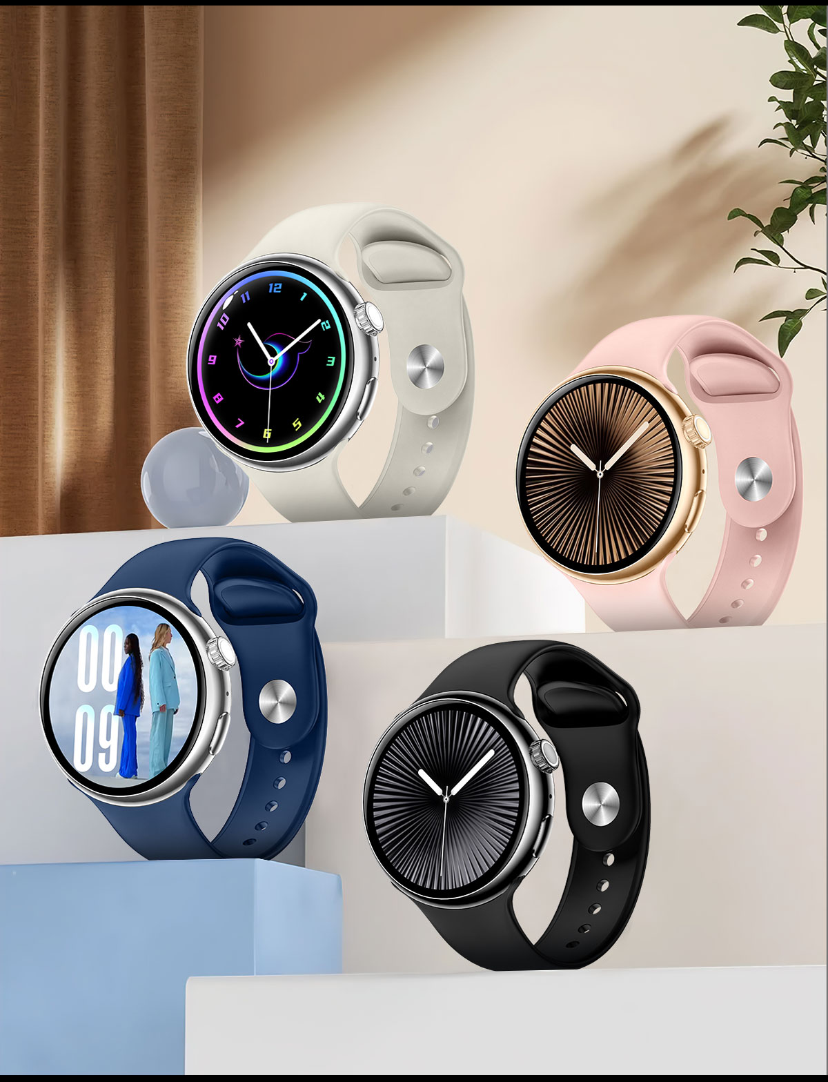 The Z12PRO, a multi-functional Bluetooth smartwatch for teenagers' Bluetooth calls, heart rate and blood oxygen detection, is suitable for students. It is compatible with Android and is exclusively provided by Apple for foreign trade. It is a smart sleep monitoring Bluetooth smartwatch