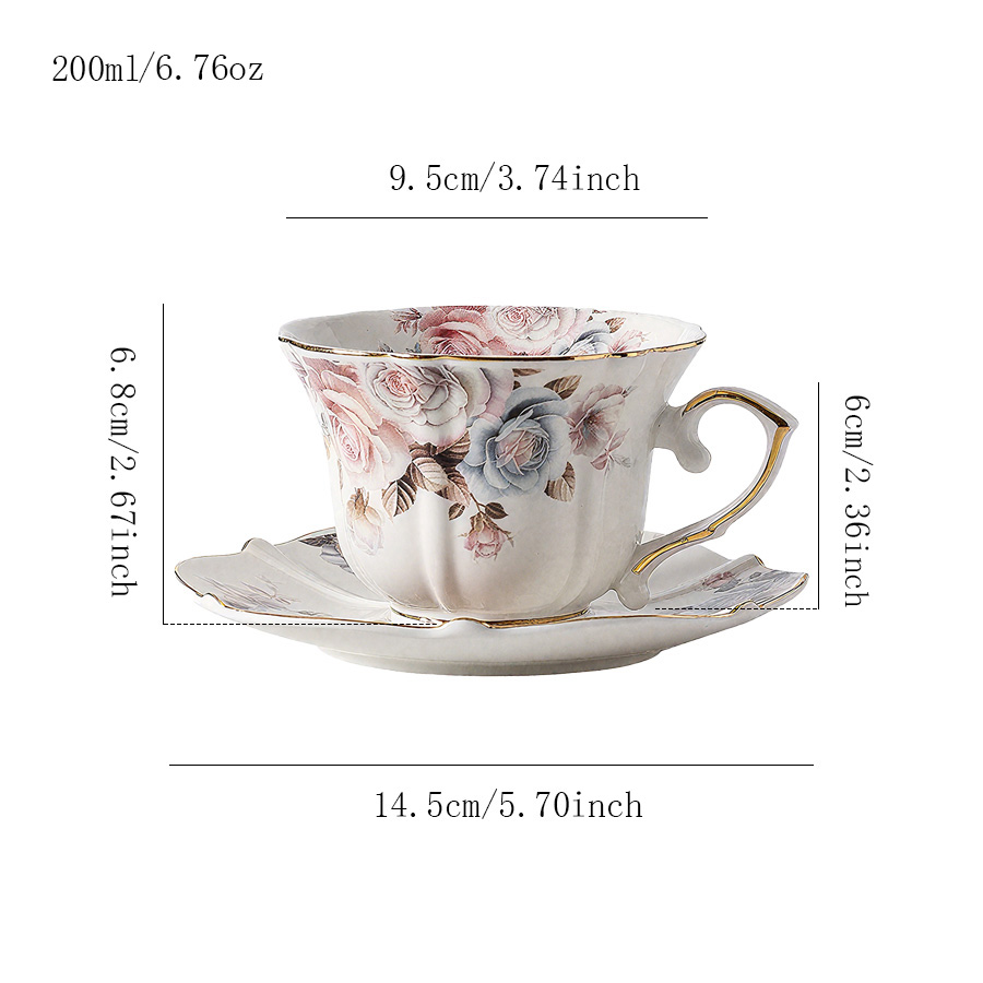 陶瓷杯蝶茶杯马克杯水杯牛奶杯咖啡杯可爱宾馆设计感微波炉手工怀旧喝水大容量北欧风四口高颜值专用纯白色活动简约纪念麦片个人