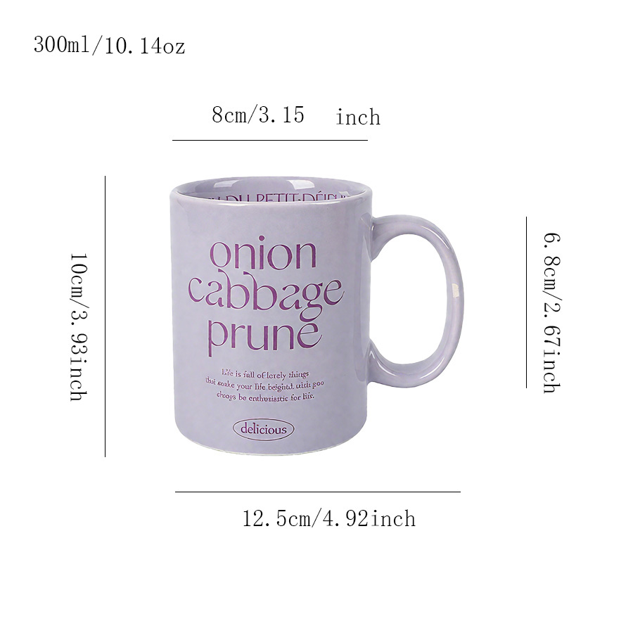 陶瓷杯牛奶杯马克杯茶杯咖啡杯水杯防尘儿童麦片马卡龙轻奢微波炉刻花家用亲子手工情侣牛奶色釉简约LOGO宾馆哑光卡通泡茶陶瓷