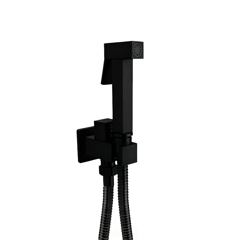 淋浴花洒喷头卫浴花洒喷枪灰色淋浴喷头沐浴设备家用淋浴头