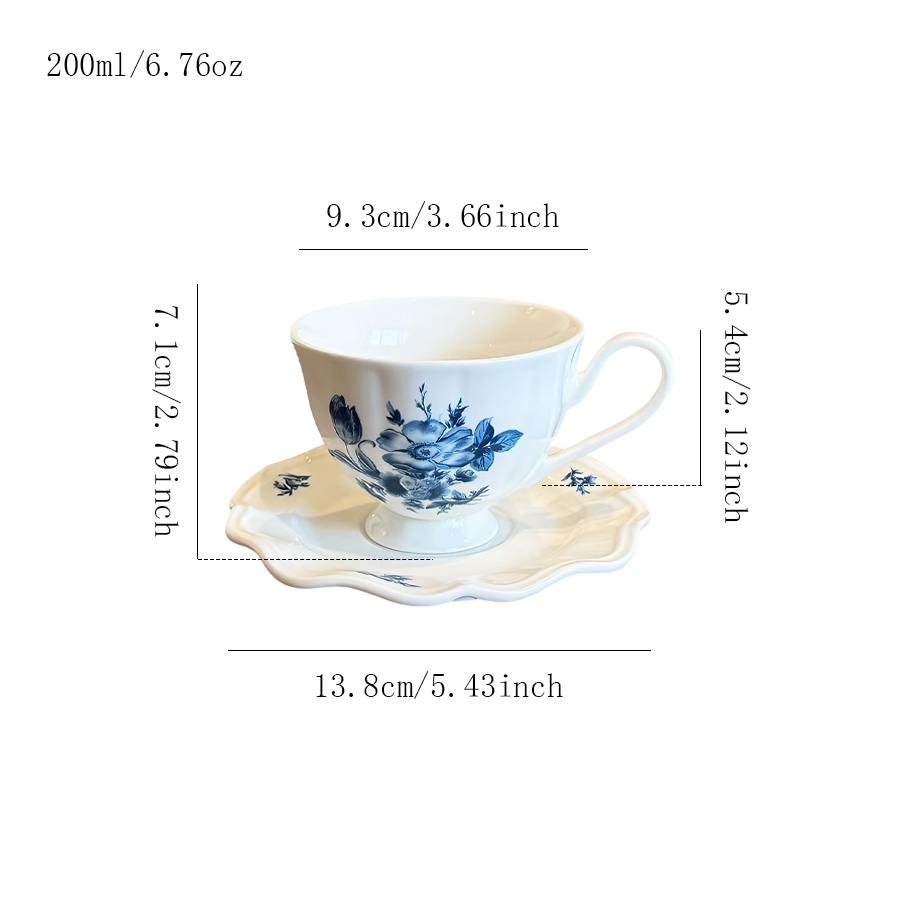 陶瓷杯蝶牛奶杯咖啡杯套装马克杯茶杯牛奶防尘喝茶会议室刻花LOGO浮雕冷饮情侣轻奢民宿骨瓷微波炉无盖泡茶一家带盖设计感日式