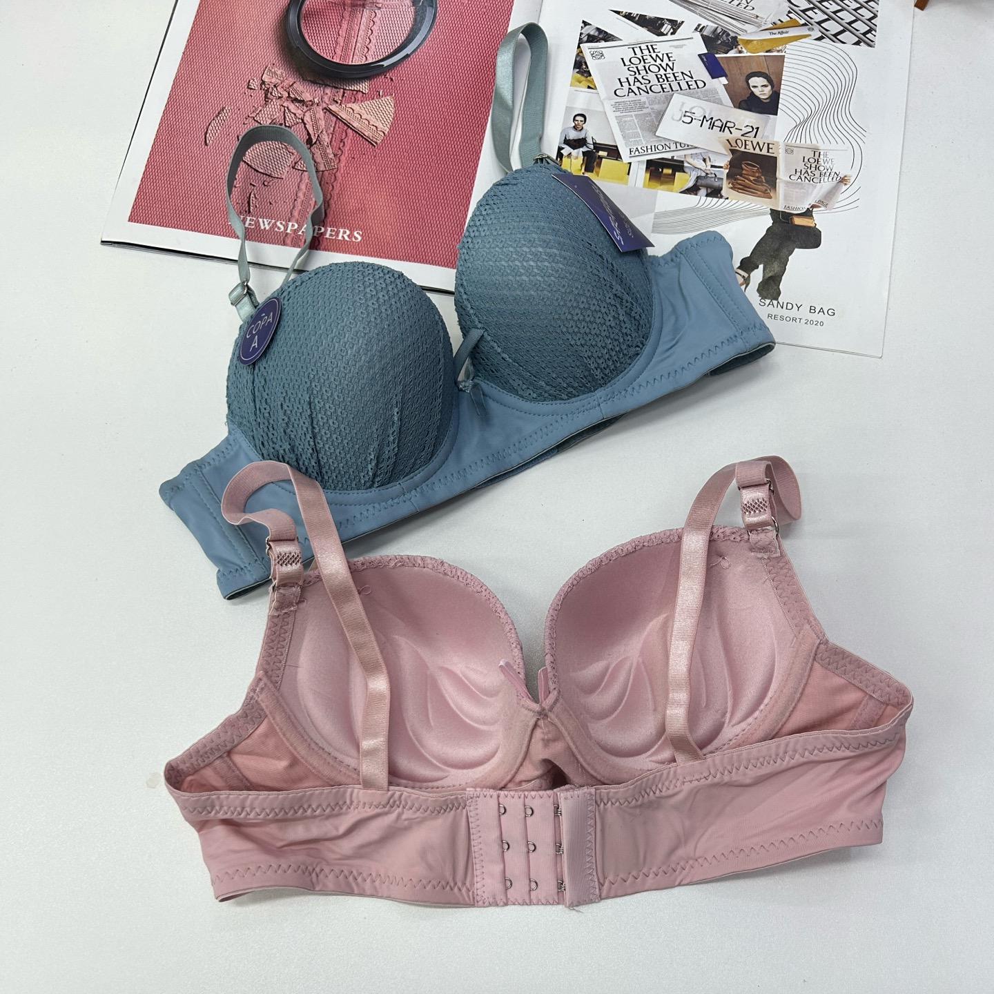 X0128# Export of Middle East and Africa bras, sexy women's bras, small size bras with underwire, lace cup-shaped solid color women's bras, QNI details Picture