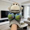 Animal boxing interactive hand puppet dinosaur monkey boxer puppet sound toy Application Scenario