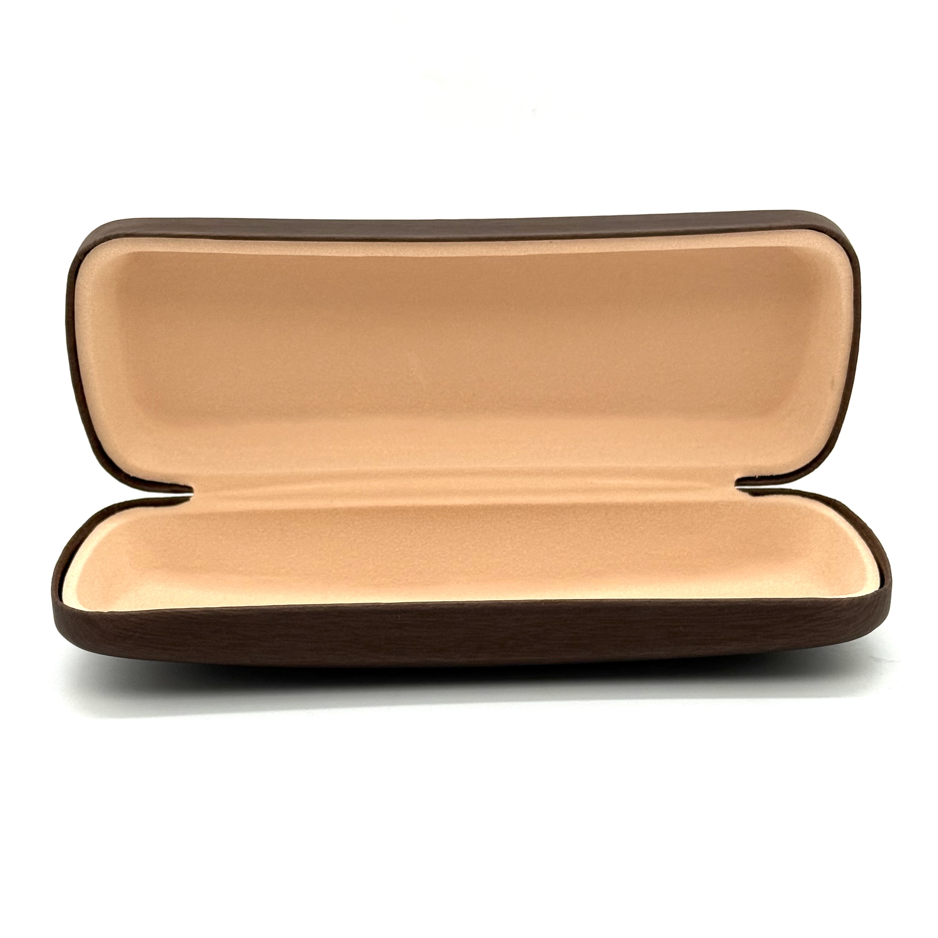 Wood grain leather glasses case, optical glasses, myopia glasses, reading glasses case details Picture