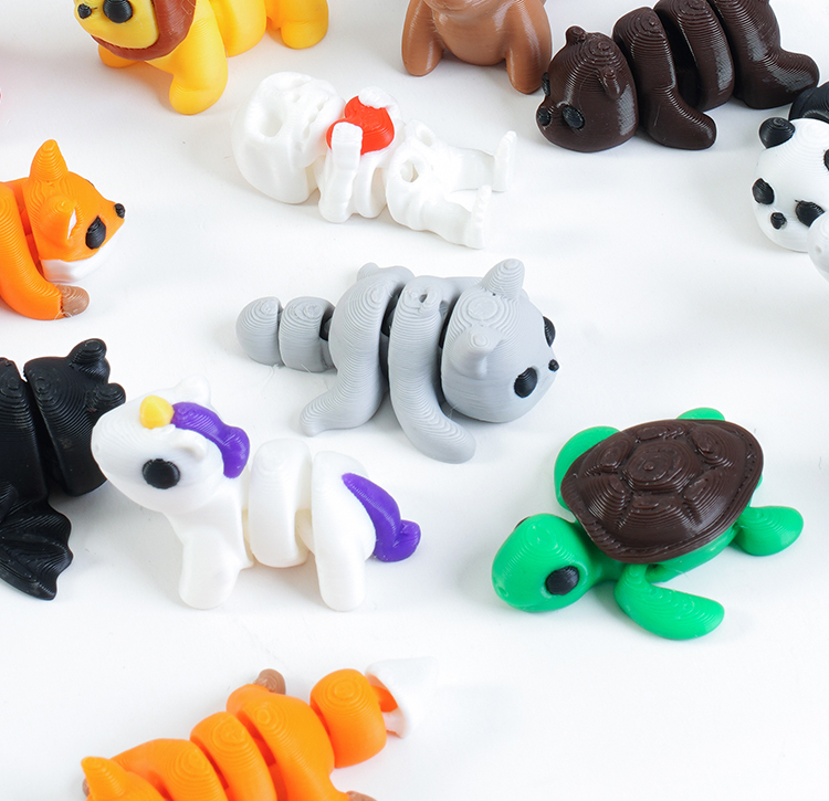 3d打印卡通模型跨境节日爆款动物玩具宠物手办公仔潮玩摆件造景批详情4