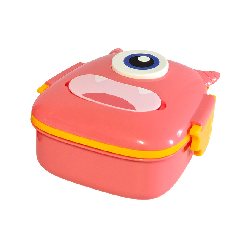 H226-577 Cartoon office worker microwave heating lunch box, Student large-capacity bento box, tableware, outdoor lunch box detail image 7