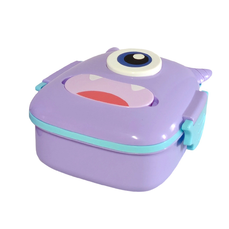 H226-577 Cartoon office worker microwave heating lunch box, Student large-capacity bento box, tableware, outdoor lunch box Application Scenario