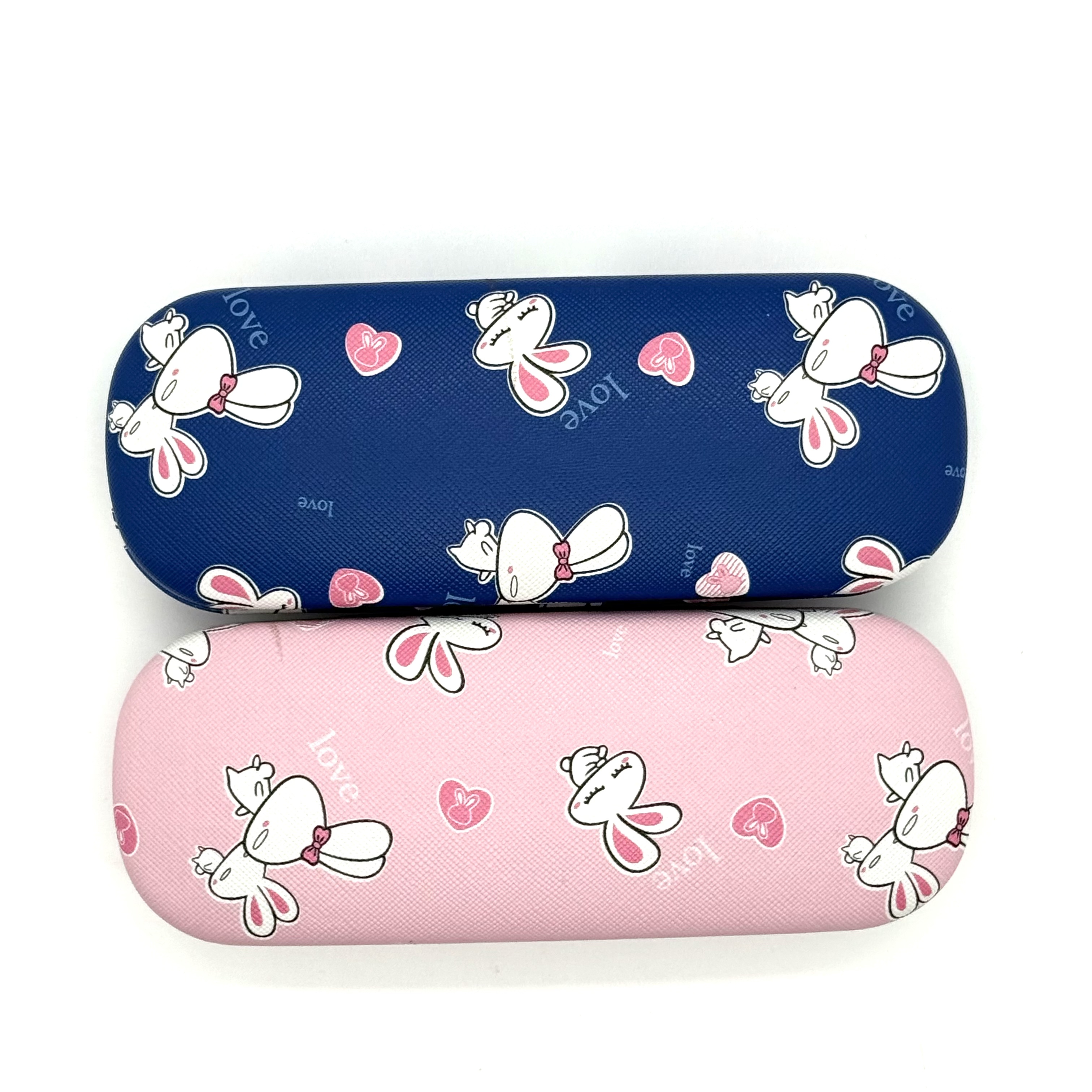 Children's cartoon rabbit pattern optical glasses and myopia glasses case Specification drawing
