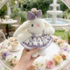 Plush rabbit doll, cute toy, children's fabric doll gift, pet pillow, soft and adorable plush toy rabbit style Application Scenario