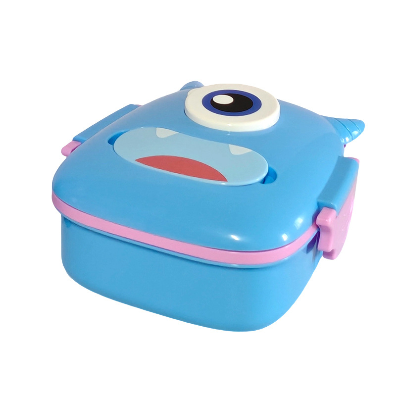 H226-577 Cartoon office worker microwave heating lunch box, Student large-capacity bento box, tableware, outdoor lunch box detail image 9
