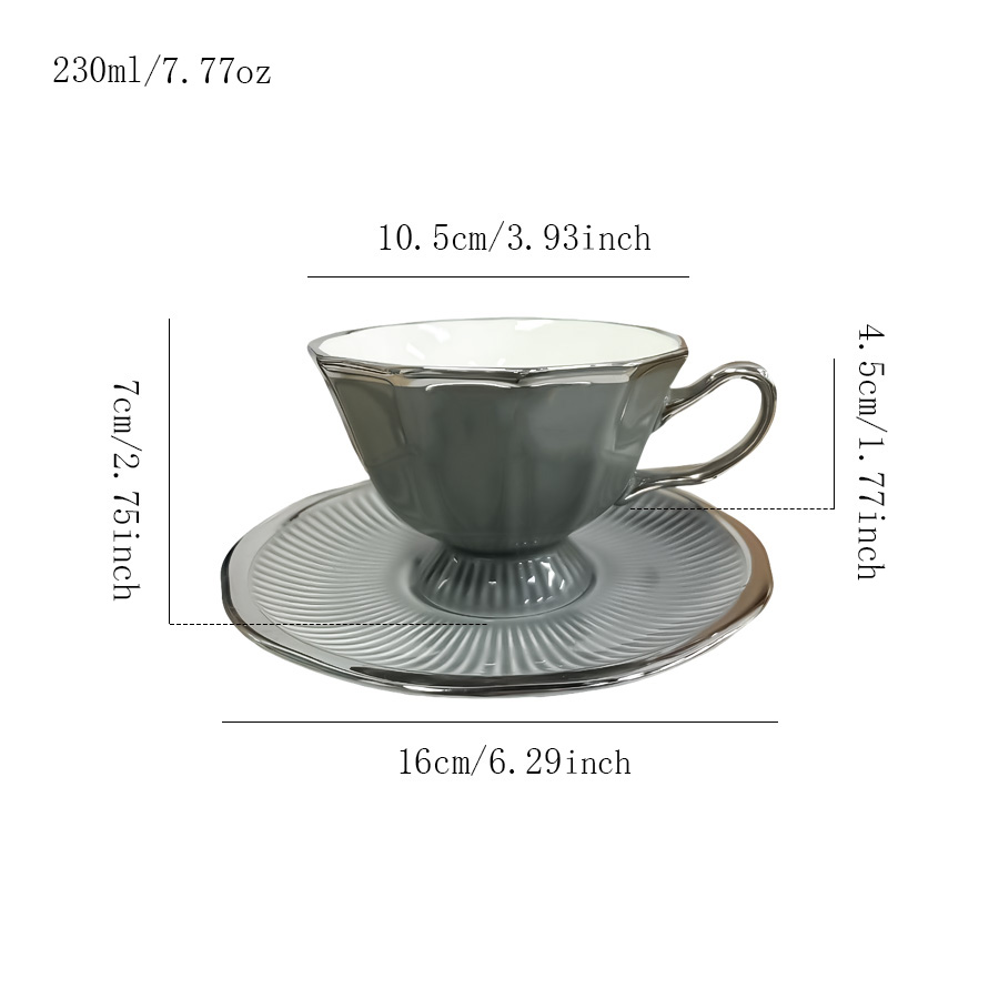 陶瓷杯茶杯牛奶杯杯子马克杯水杯印花微波炉试饮喝茶大容量公司手工带盖ins风花卉纪念可定制LOGO情侣礼品纯白色羊脂玉繁花