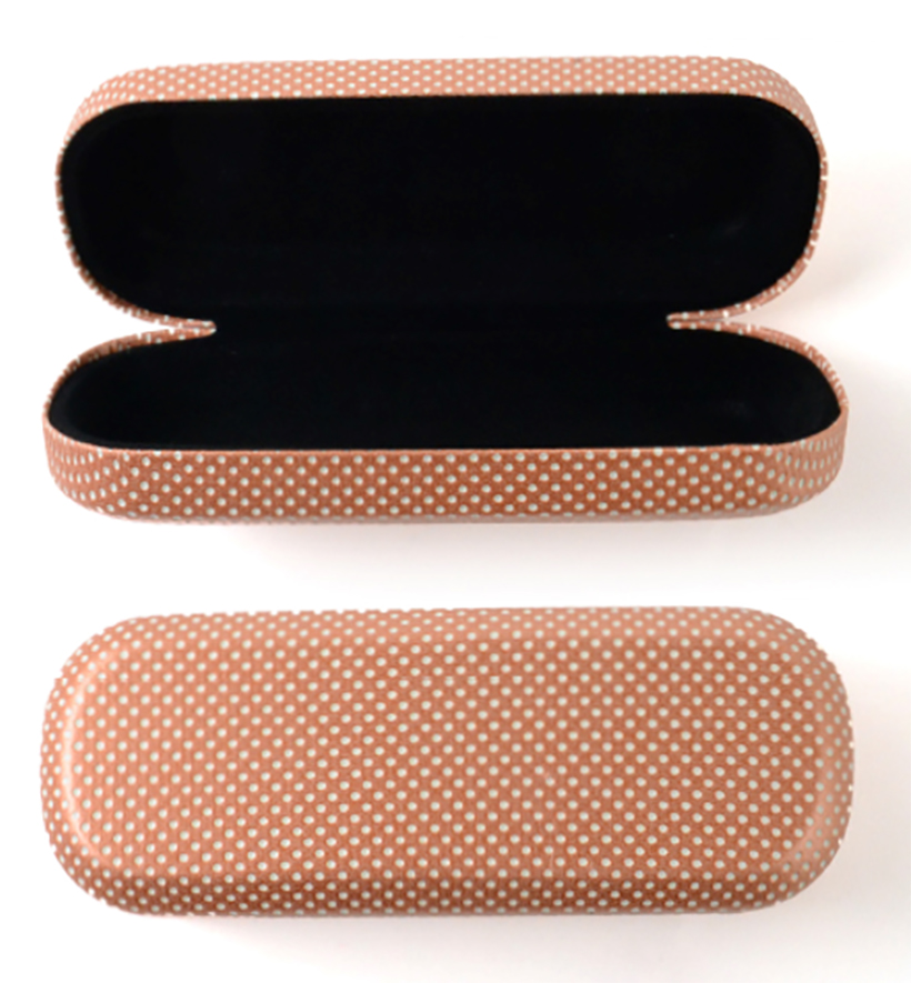 Leather reading glasses case, optical glasses and myopia glasses case details Picture