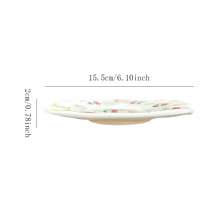 陶瓷碟子子牛奶杯马克杯咖啡杯可爱女冷饮陶瓷牛奶小众繁花燕麦亲子酒店会议室麦片大容量微波炉礼品过滤马卡龙喝水茶水热饮情侣