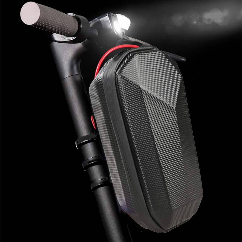 320K desmontaje rápido scooter eléctrico hardcase case hardcase EVA headbag grifo de la bolsa de colgante frontal bicicleta plegable manillar de equilibrio primer paquete Specification image