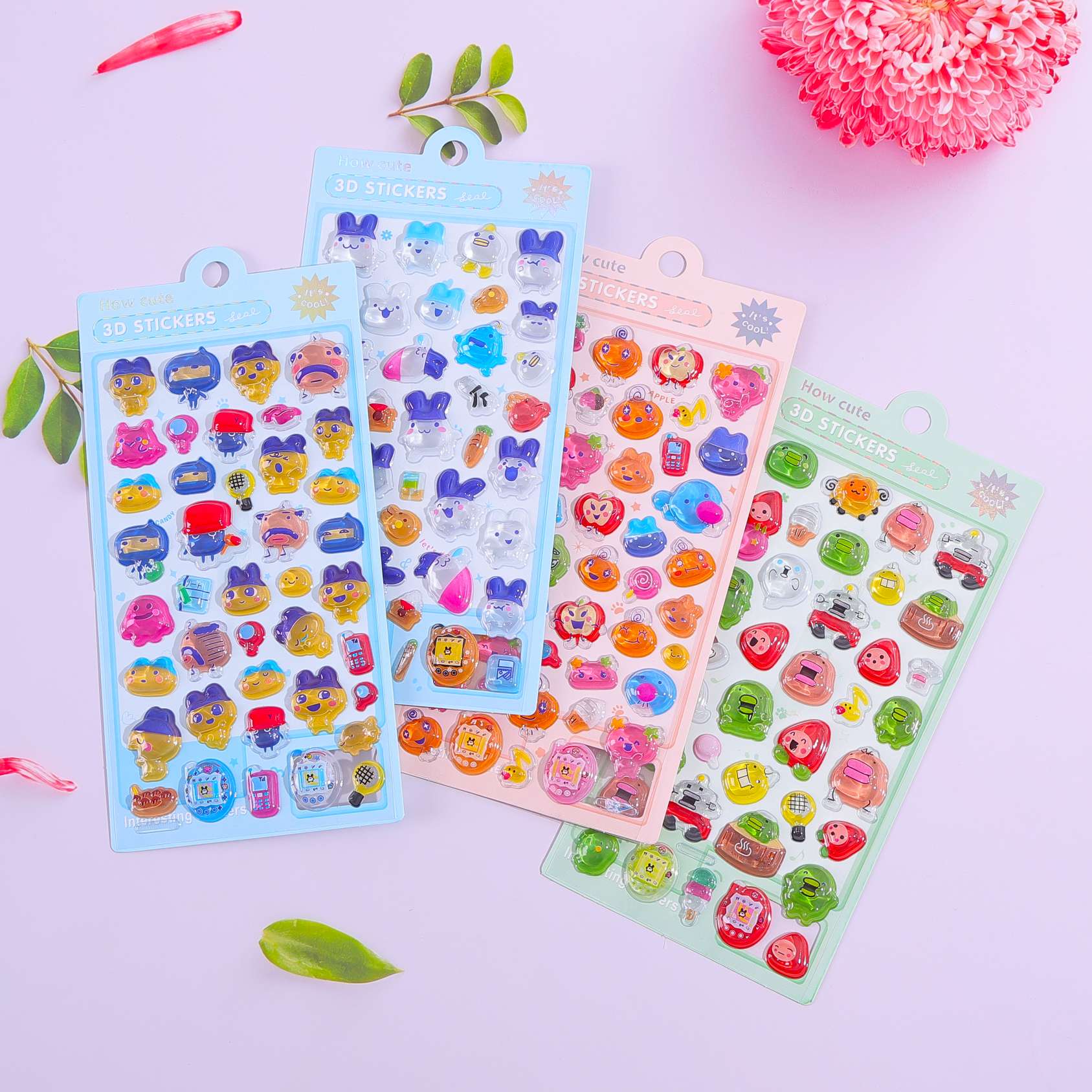 ZS/385爆款5D浮雕随意贴  可以贴到手机 笔记本电脑等等水晶贴详情图6