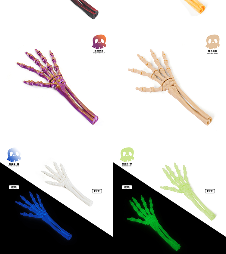 跨境新3D打印万圣节骷髅魔爪手关节可动摆件礼物SkeletonHand玩具详情9