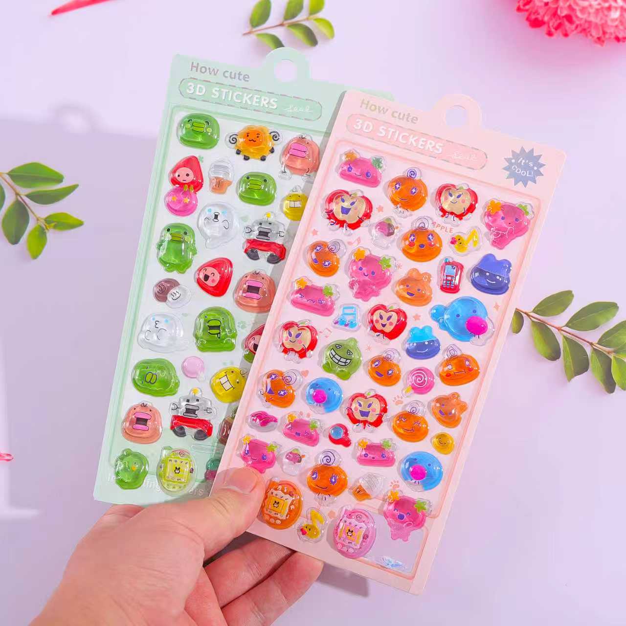 ZS/385爆款5D浮雕随意贴  可以贴到手机 笔记本电脑等等水晶贴详情图7