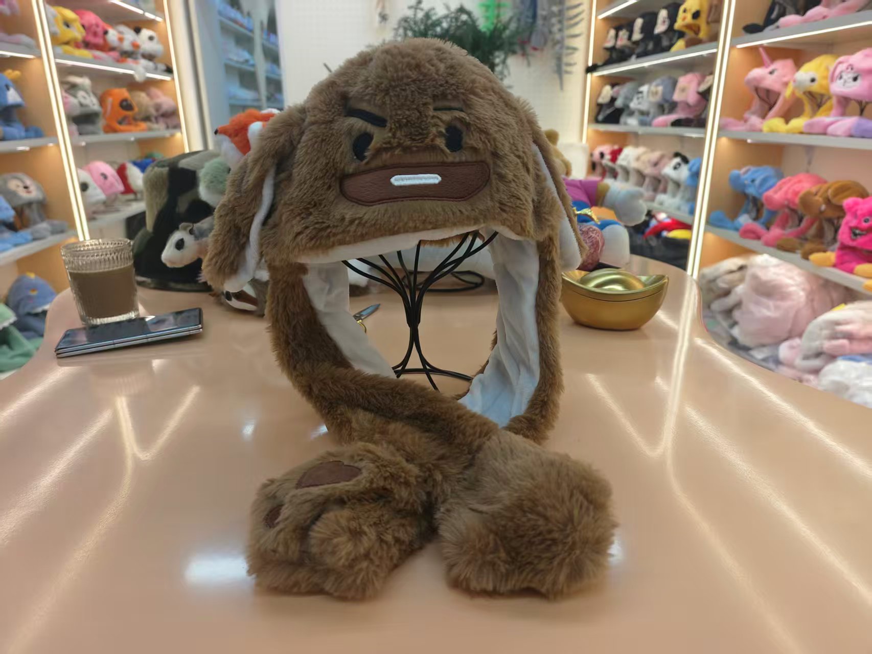 星星人kitty毛绒玩具帽子款可爱玩偶抱枕儿童礼物适用生日节日