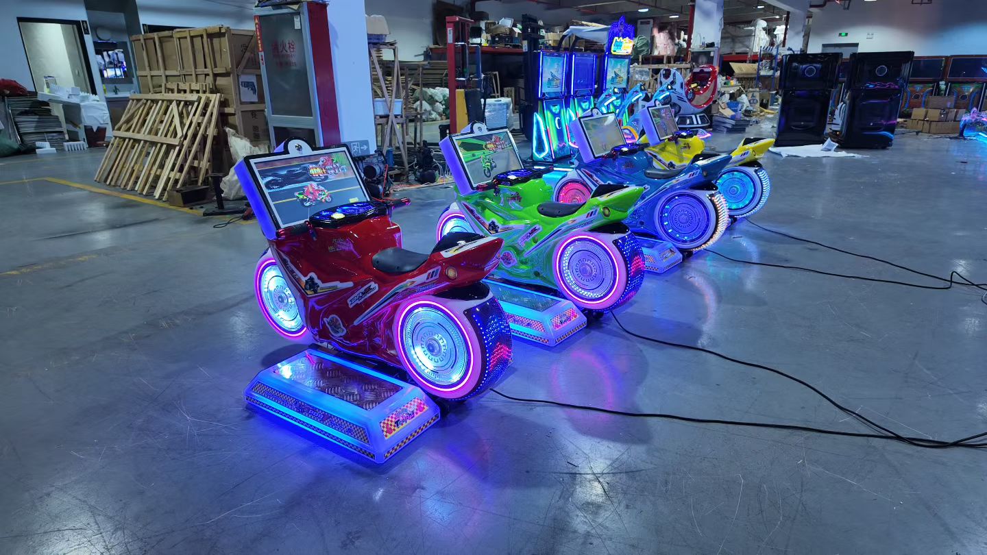 Factory direct sales of swing machines, rocking horses, square car machines, claw machines, gacha machines, and crazy motorcycles detail image 1