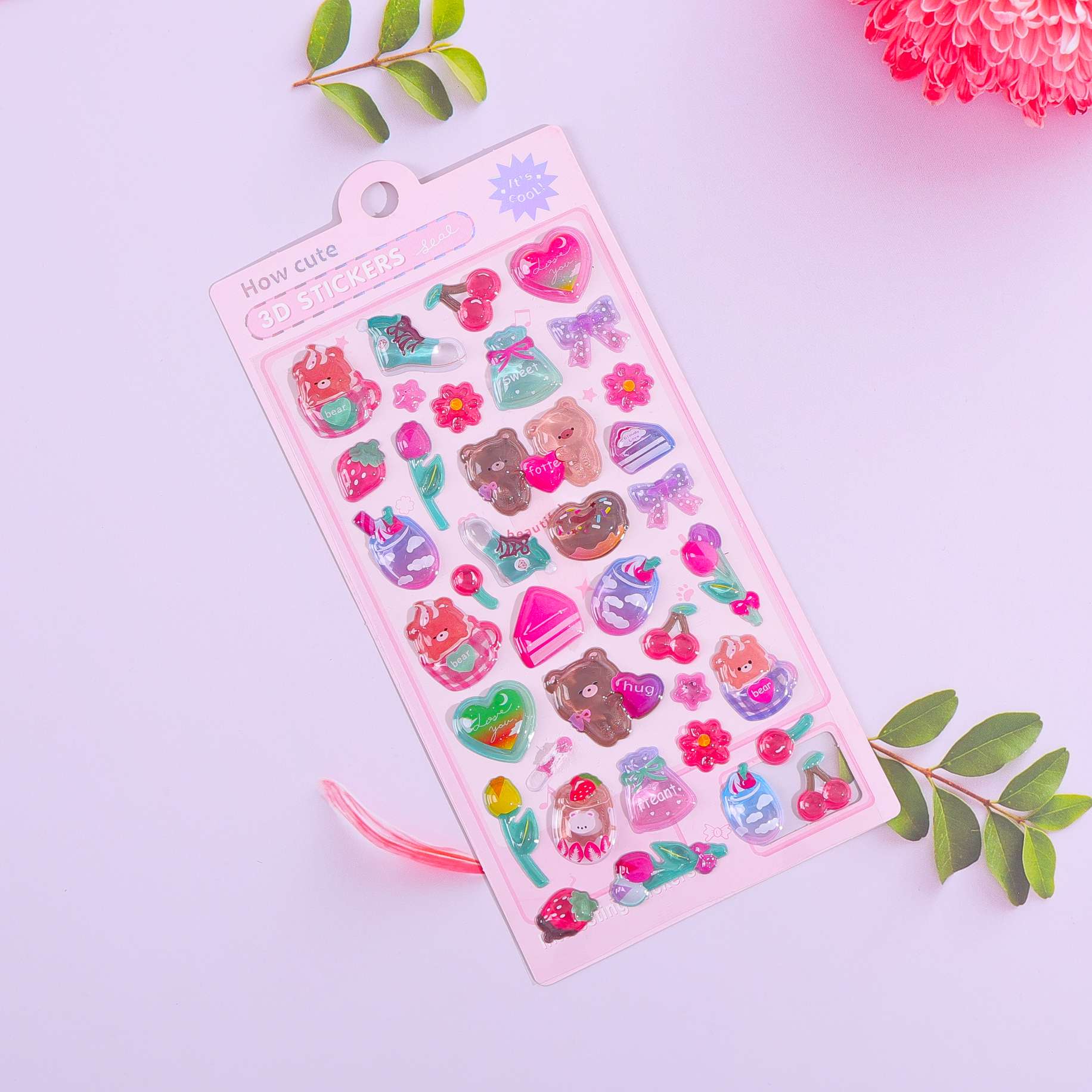 ZS/385爆款5D浮雕随意贴  可以贴到手机 笔记本电脑等等水晶贴详情图4