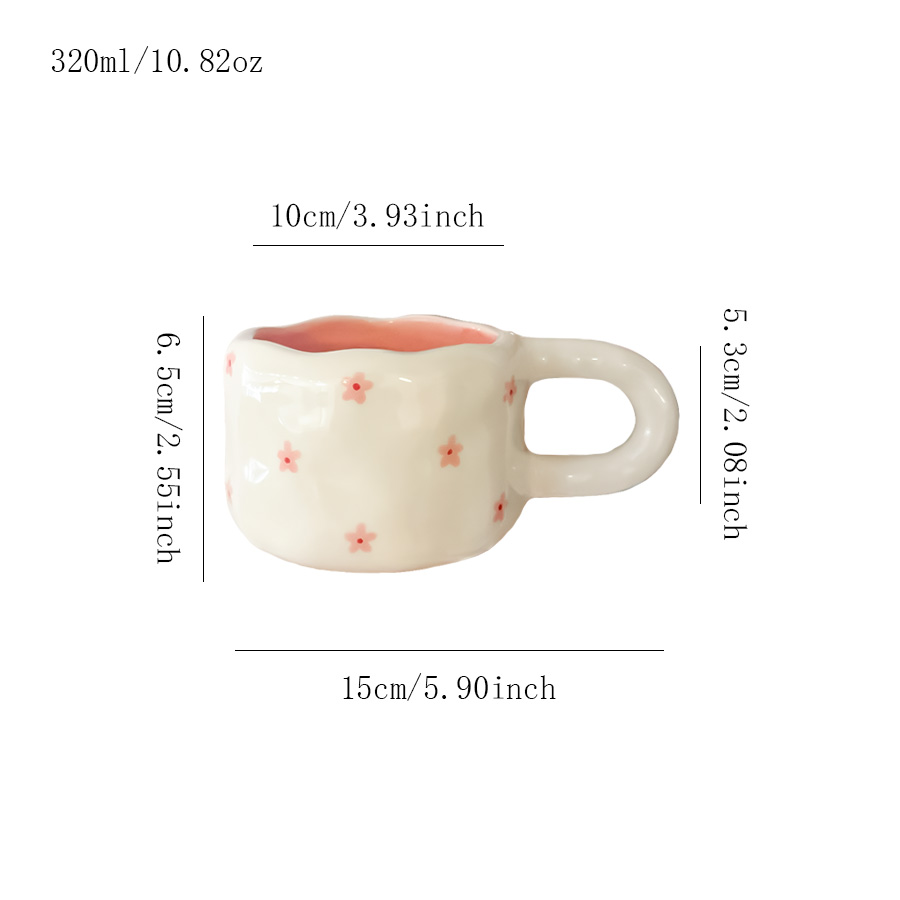 陶瓷杯蝶茶杯套装咖啡杯水杯马克杯牛奶杯高颜值纪念防尘无盖家用麦片亲子带盖个人哑光喝水伴手礼酒店景德镇公司复古活动热饮简约