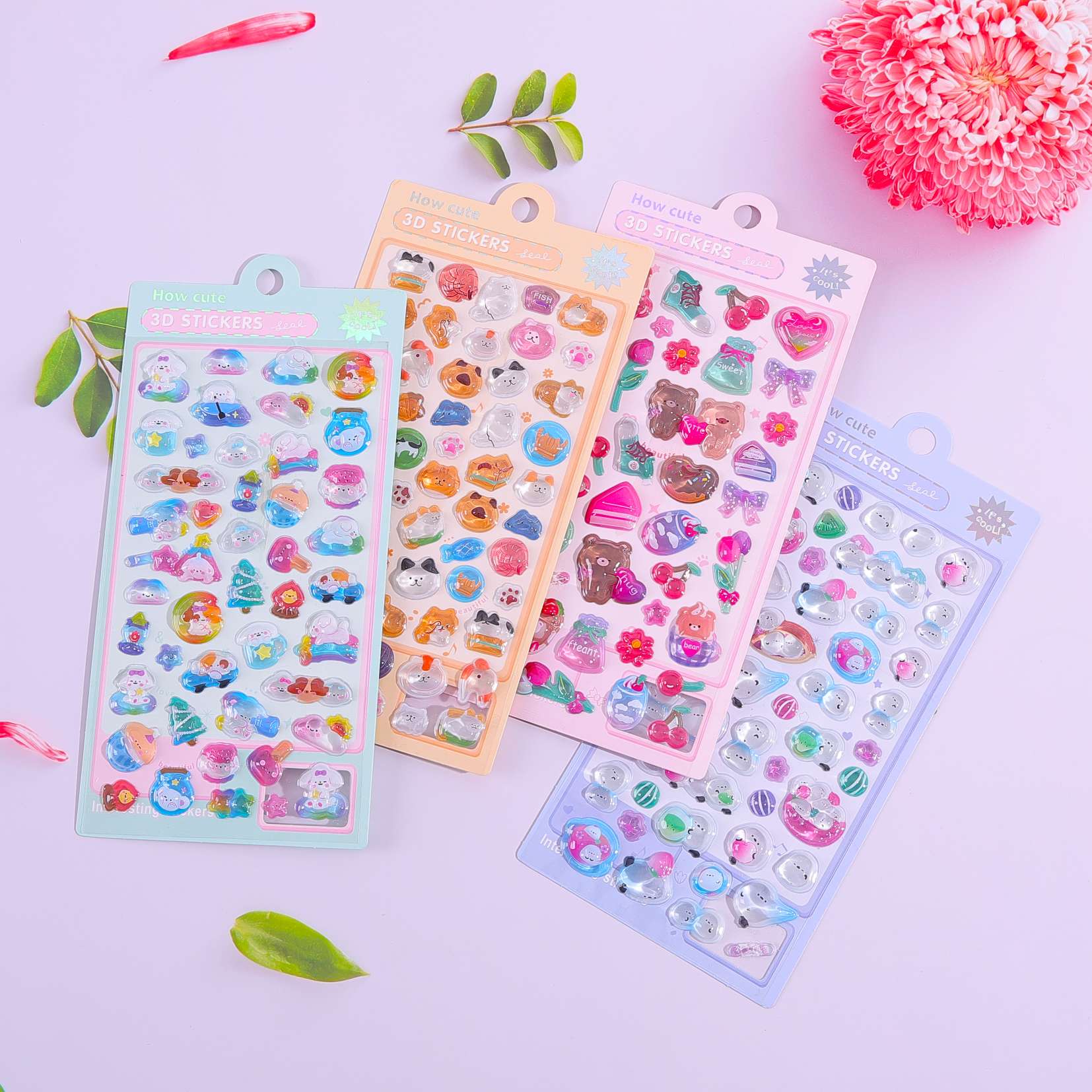 ZS/385爆款5D浮雕随意贴  可以贴到手机 笔记本电脑等等水晶贴详情图2