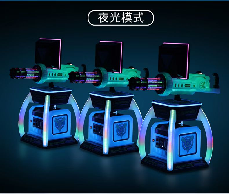 厂家直销摇摆机摇摇乐广场车游戏机娃娃机扭蛋机加特林枪王详情图5