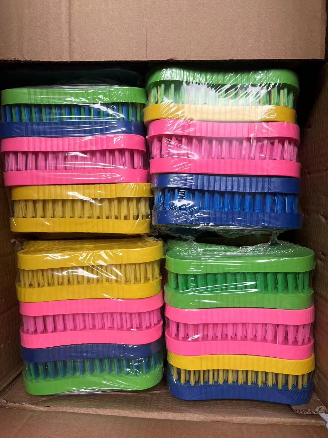 888 Plastic shoe brush, hollow brush, African soft bristle laundry brush, African brush, cleaning brush Specification image