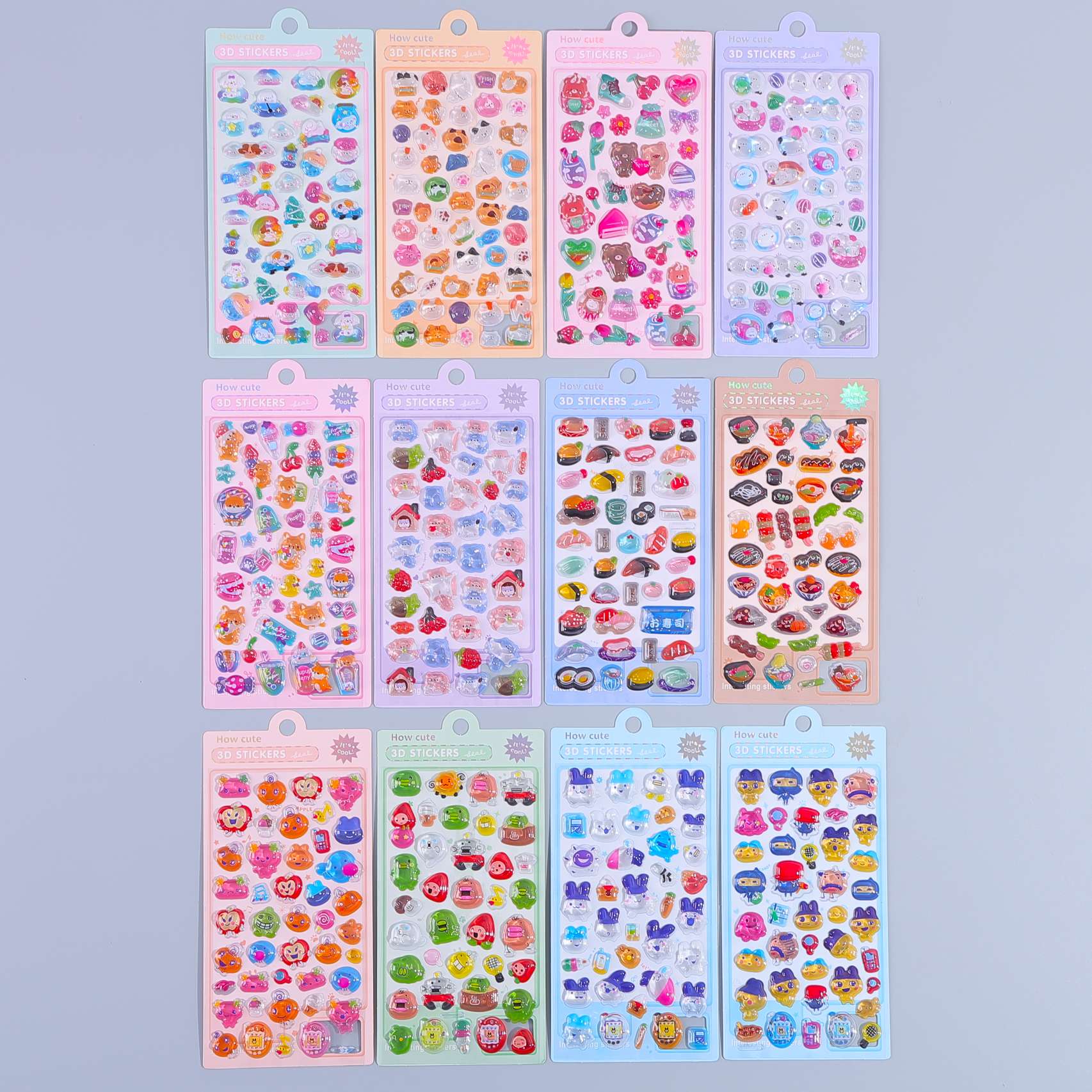 ZS/385爆款5D浮雕随意贴  可以贴到手机 笔记本电脑等等水晶贴详情图10