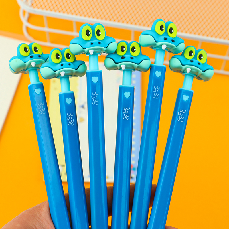 卡通盖瑞蛇按动笔儿童可爱写字练习笔幼儿园学习用品创意文具