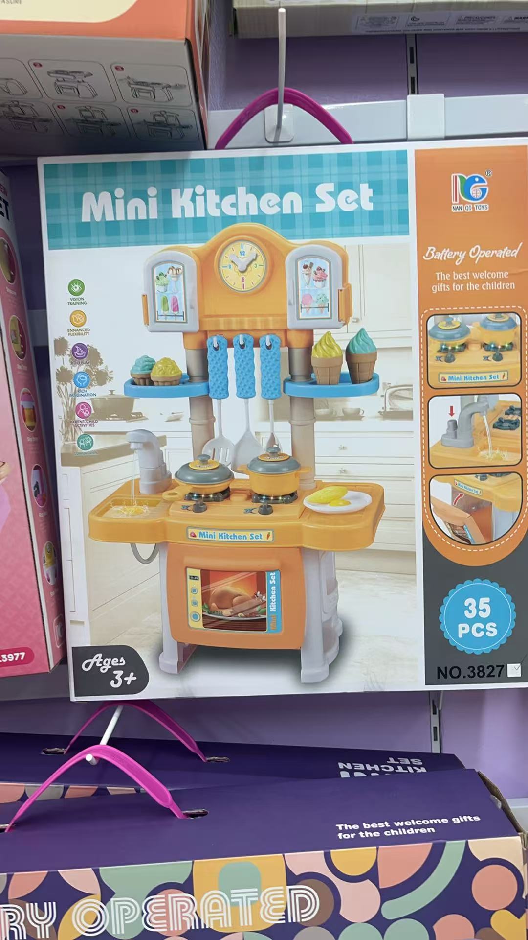 趣味迷你厨房套装女孩玩具厨房玩具厨房做饭玩具小女孩玩具套装儿童益智玩具