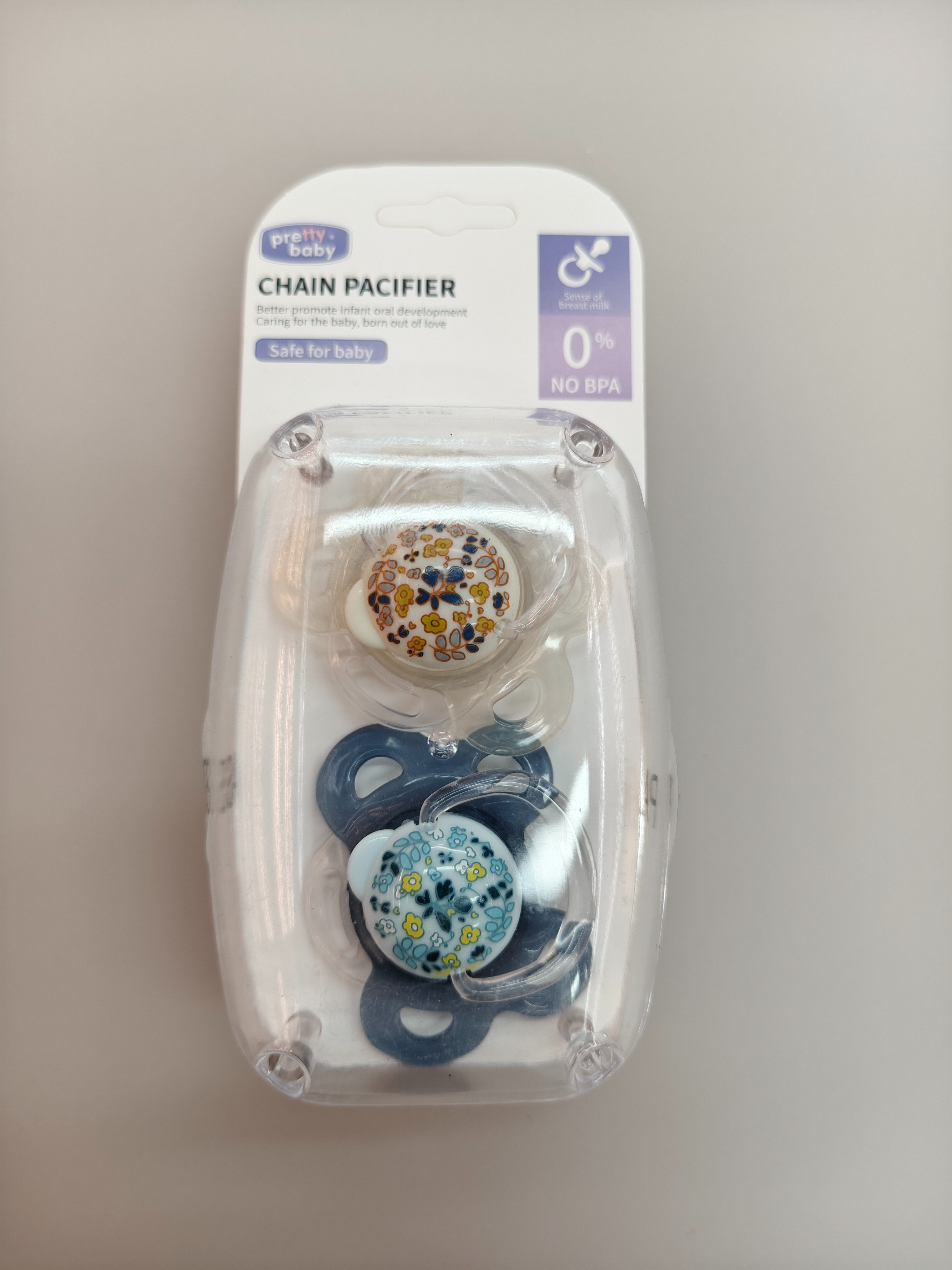 CHAIN PACIFIER baby pacifier, baby products, bottle accessories, soft, anti-choking, safe and comfortable