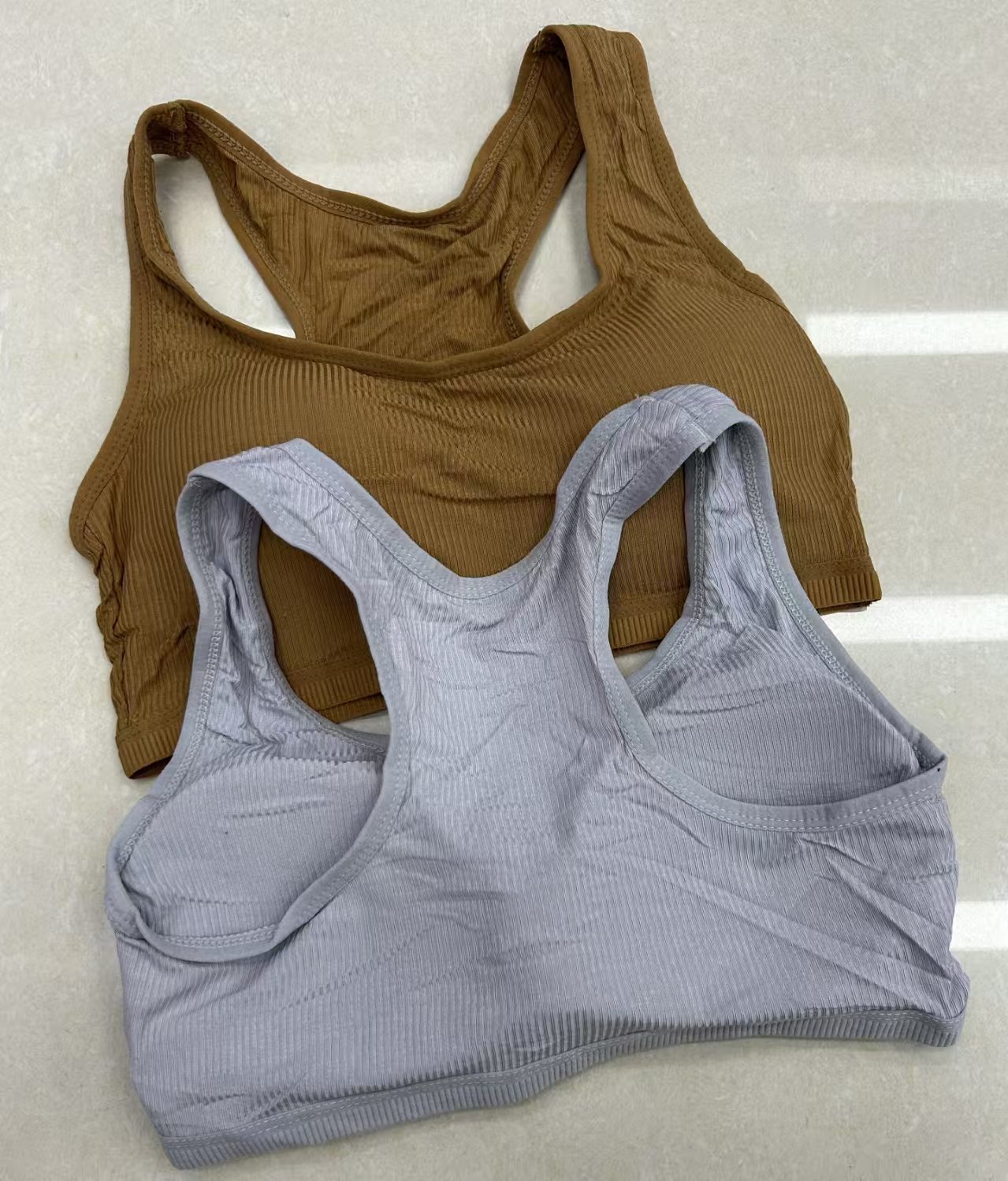 333# Foreign trade export Middle East and Africa Women's sporty and beautiful back-crossing solid color cotton women's beautiful back underwear QNI Item Picture