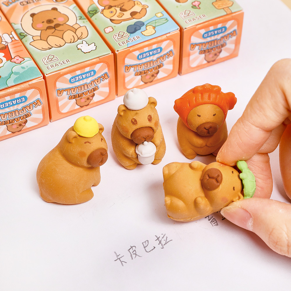 Kapibala rubber blind box, trendy blind box figurines, rubber toy gifts Application Scenario