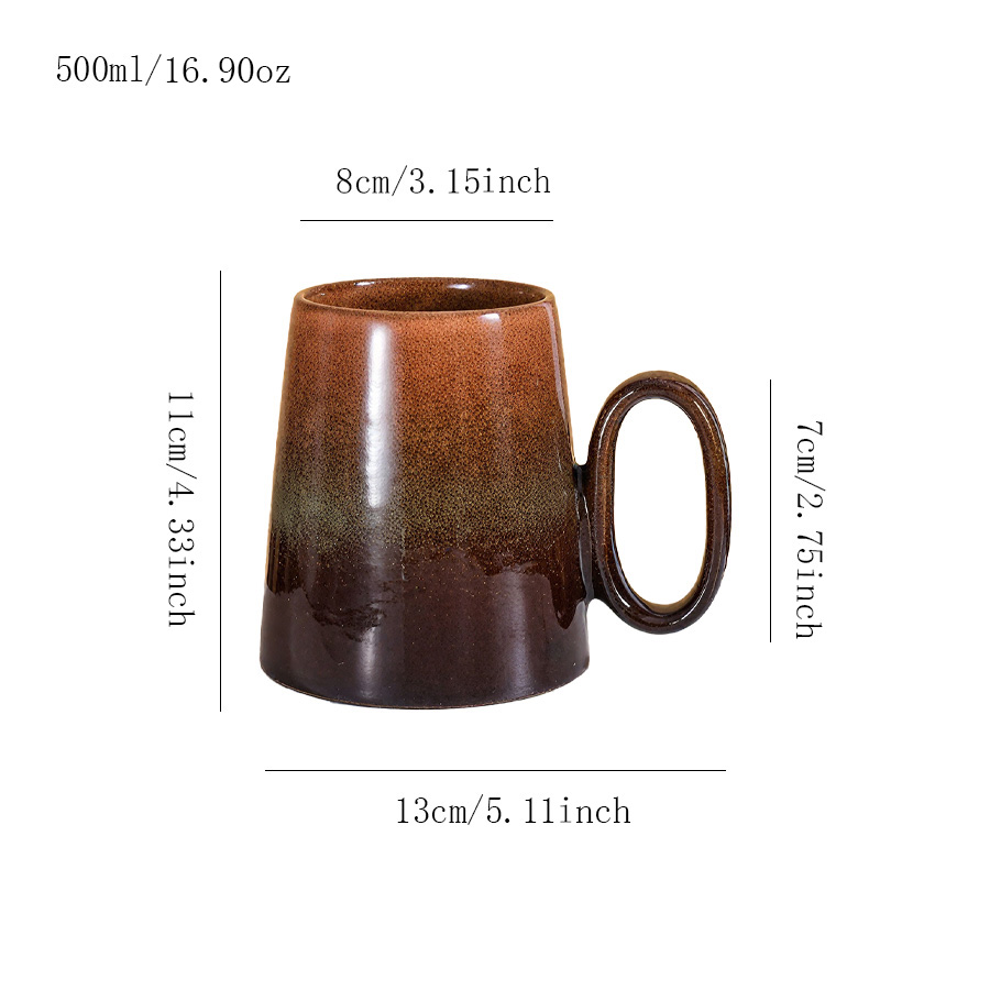 陶瓷杯茶杯咖啡杯过滤简约纪念酒店高颜值公司伴手礼可定制个人釉下彩轻奢活动ins风专用三口无盖设计感高温北欧风早餐小众茶水