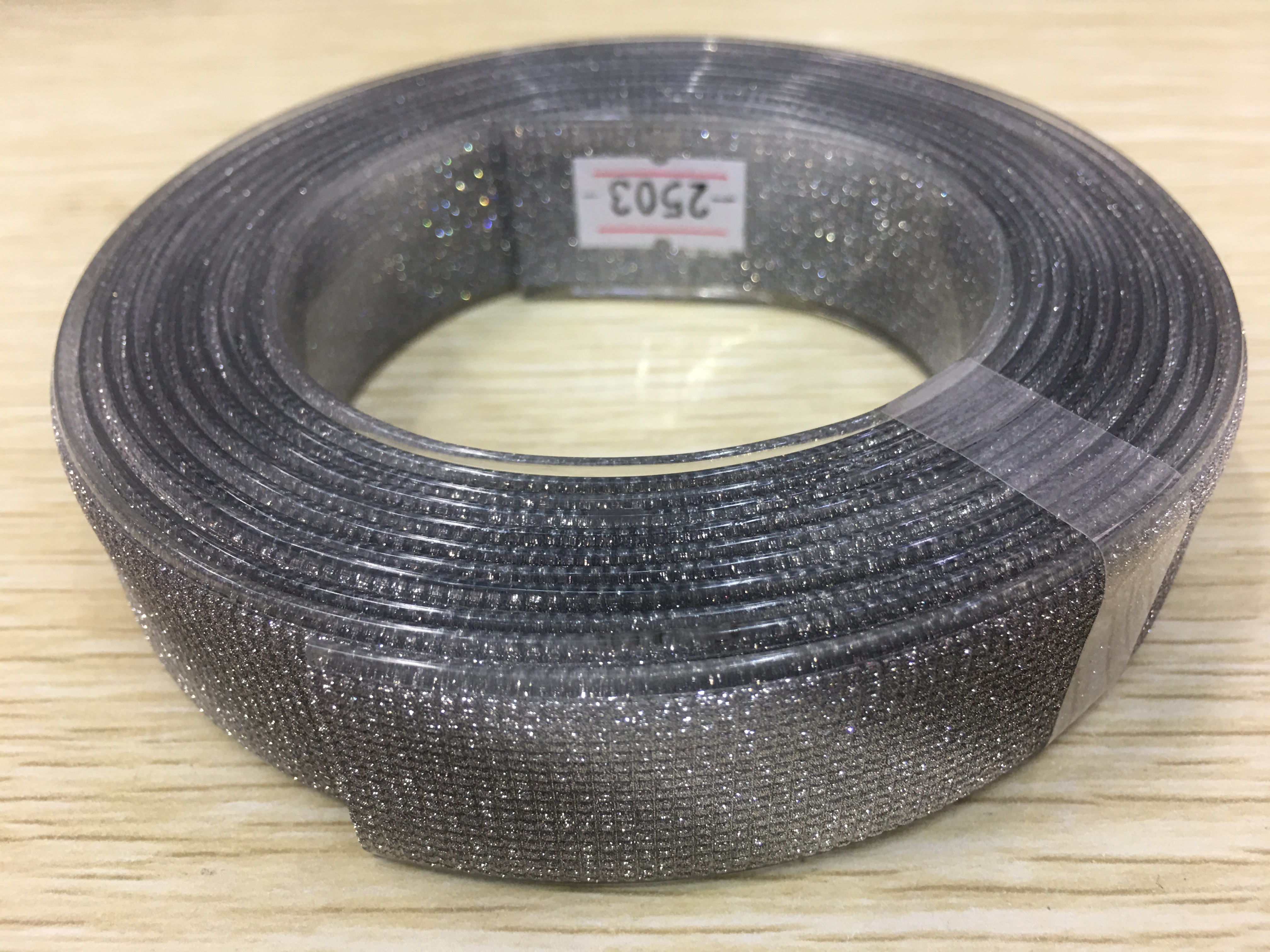 台达塑胶专业生产环保时尚PVC外贴格利特亮满天星亮晶晶鞋面#户外用品加固条详情2