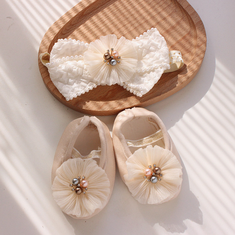 Baby diadema calcetines set niños adorables lazo peluquería flores bebé recién nacido luna llena tocados mujer Application Scenario