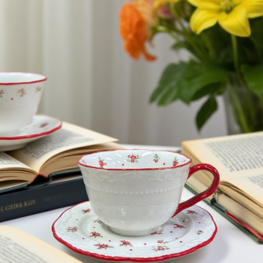 马克杯/杯子/仿搪瓷陶瓷杯/陶瓷马克杯/陶瓷杯学生可爱产品图