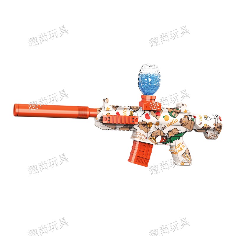 玩具枪/水弹枪/冲锋枪/儿童玩具枪/电枪白底实物图