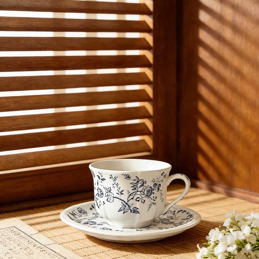 马克杯/杯子/仿搪瓷陶瓷杯/陶瓷马克杯/陶瓷杯学生可爱白底实物图