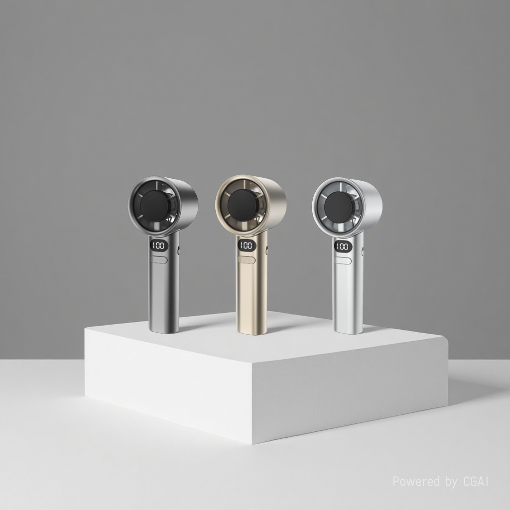 便携手持风扇迷你小风扇带底座手持立式便携夏季清凉风扇小风扇适用户外办公高速风扇usb充电